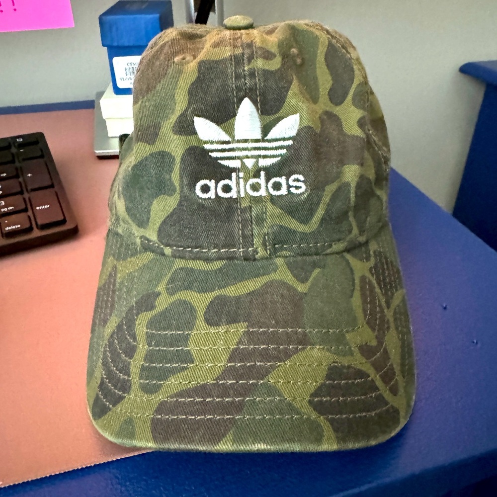 Adidas Adjustable Hat / Cap Camo